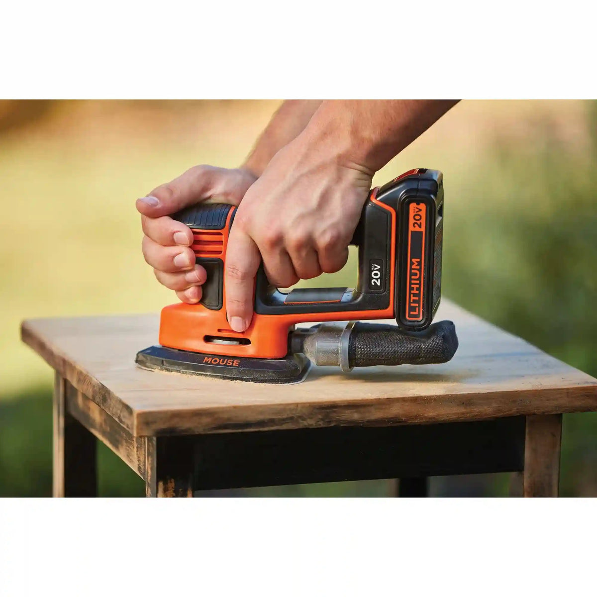 20V MAX* MOUSE™ Cordless Sander, Battery and Charger Included