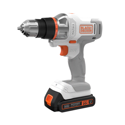 20V MAX *POWERCONNECT™ MATRIX™ Cordless Drill/Driver Kit, Battery and Charger Included (White)