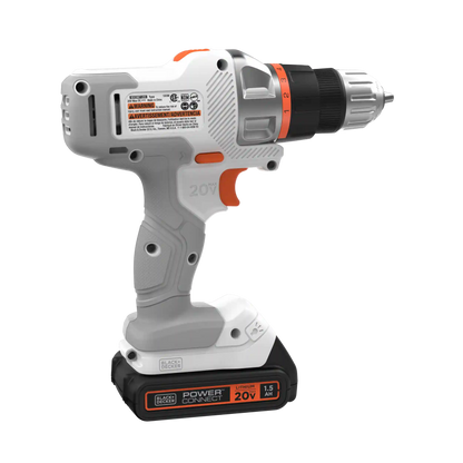 20V MAX *POWERCONNECT™ MATRIX™ Cordless Drill/Driver Kit, Battery and Charger Included (White)