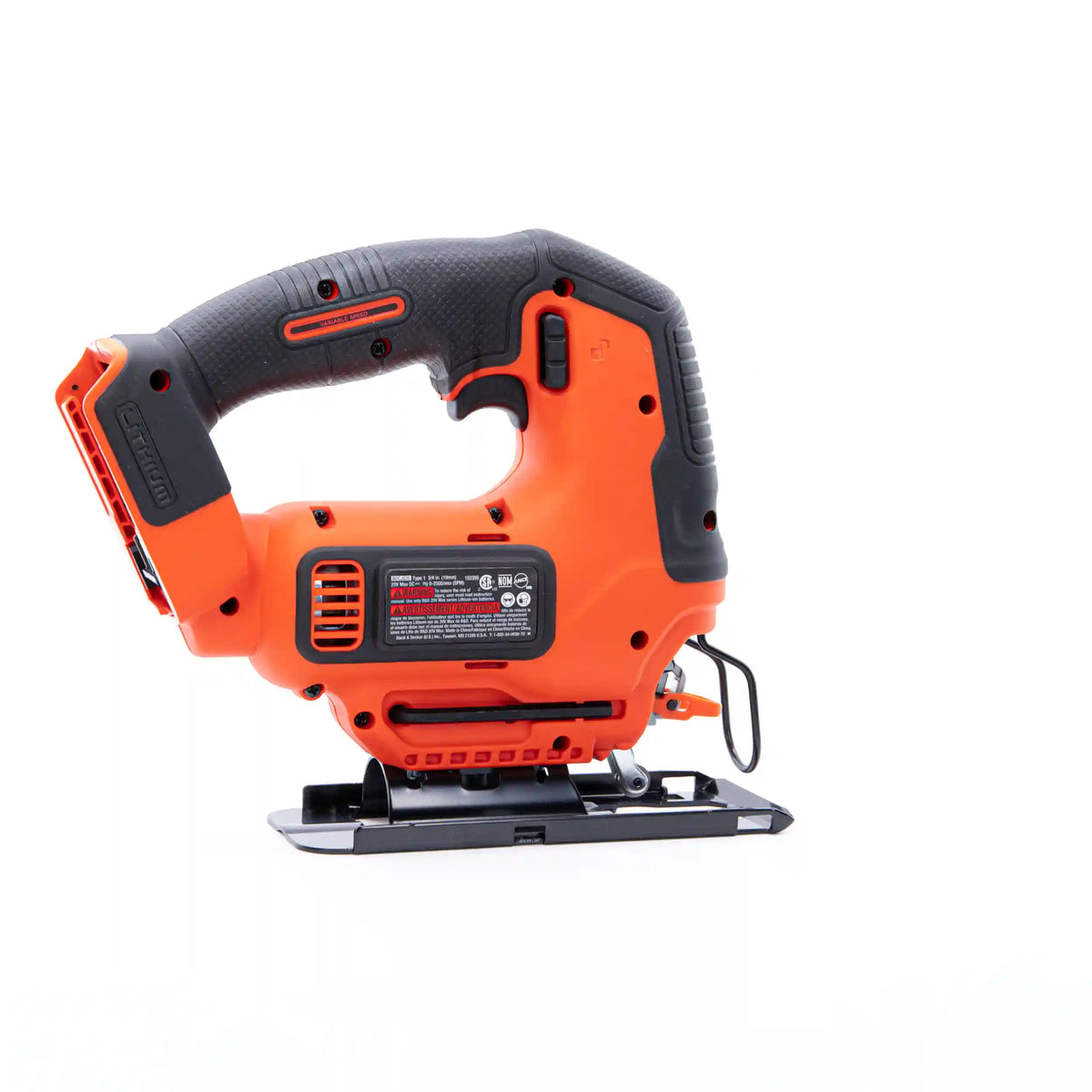 20V MAX* POWERCONNECT™ Cordless Variable Speed Jigsaw, Battery and Charger Not Included