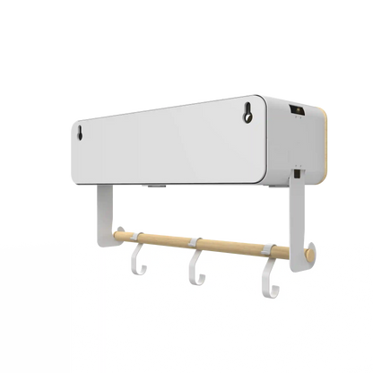 White Hanging / Magnetic Rack System-Shelf W/ Door