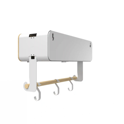 White Hanging / Magnetic Rack System-Shelf W/ Door
