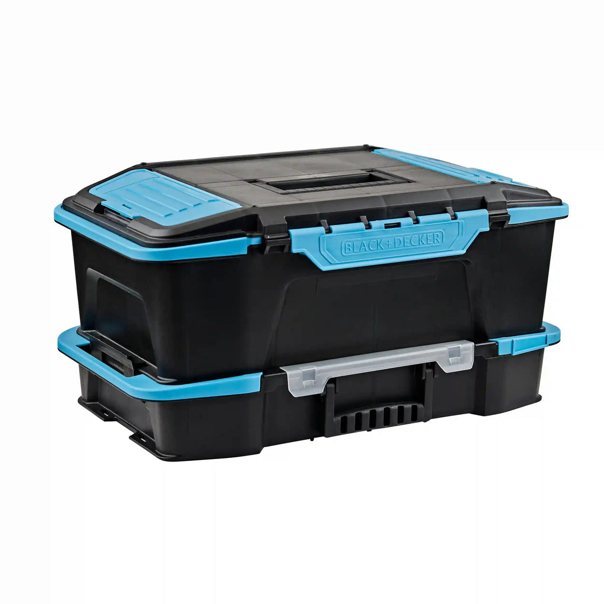 19 inch  2 in 1 Stackable Storage Caddy and Organizer